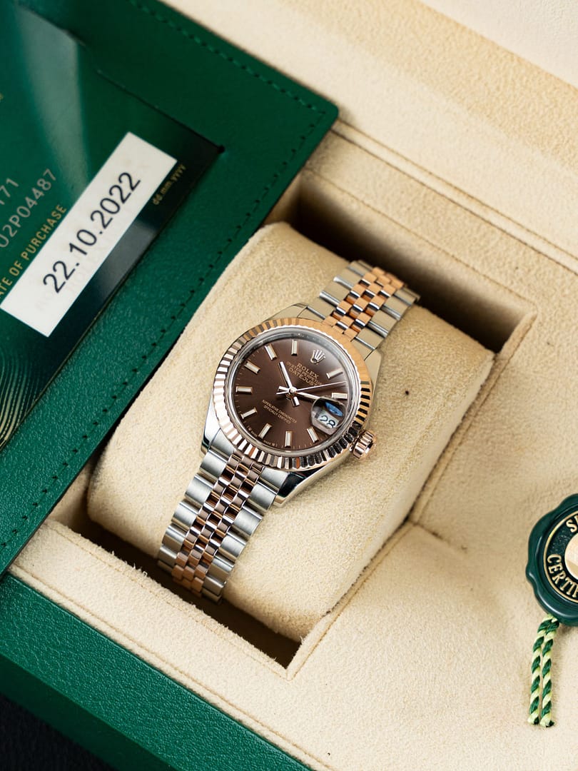 Rolex Green Dial Classic Luxury Watch - Image 2
